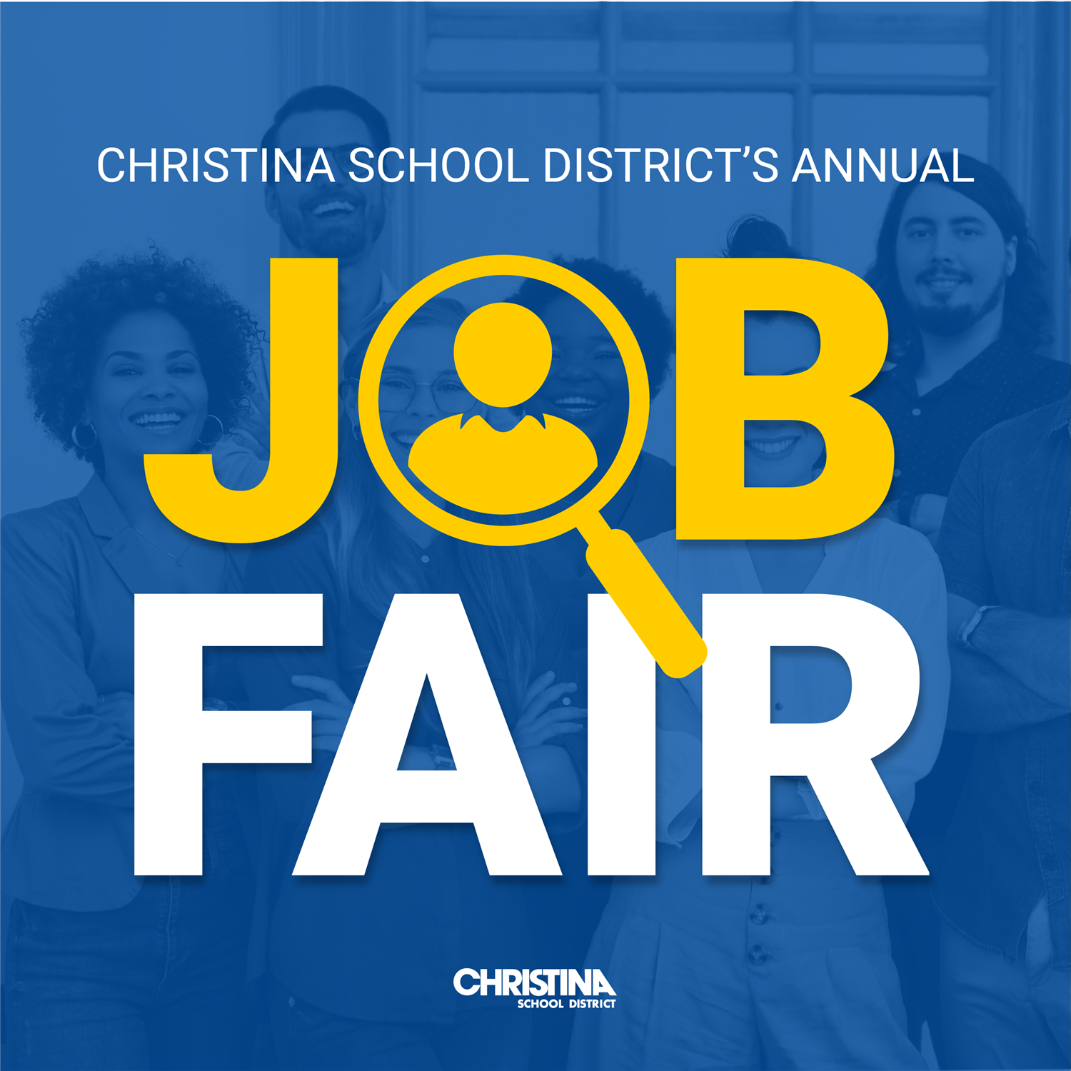  Christina School District's Annual Job Fair Christina School District logo